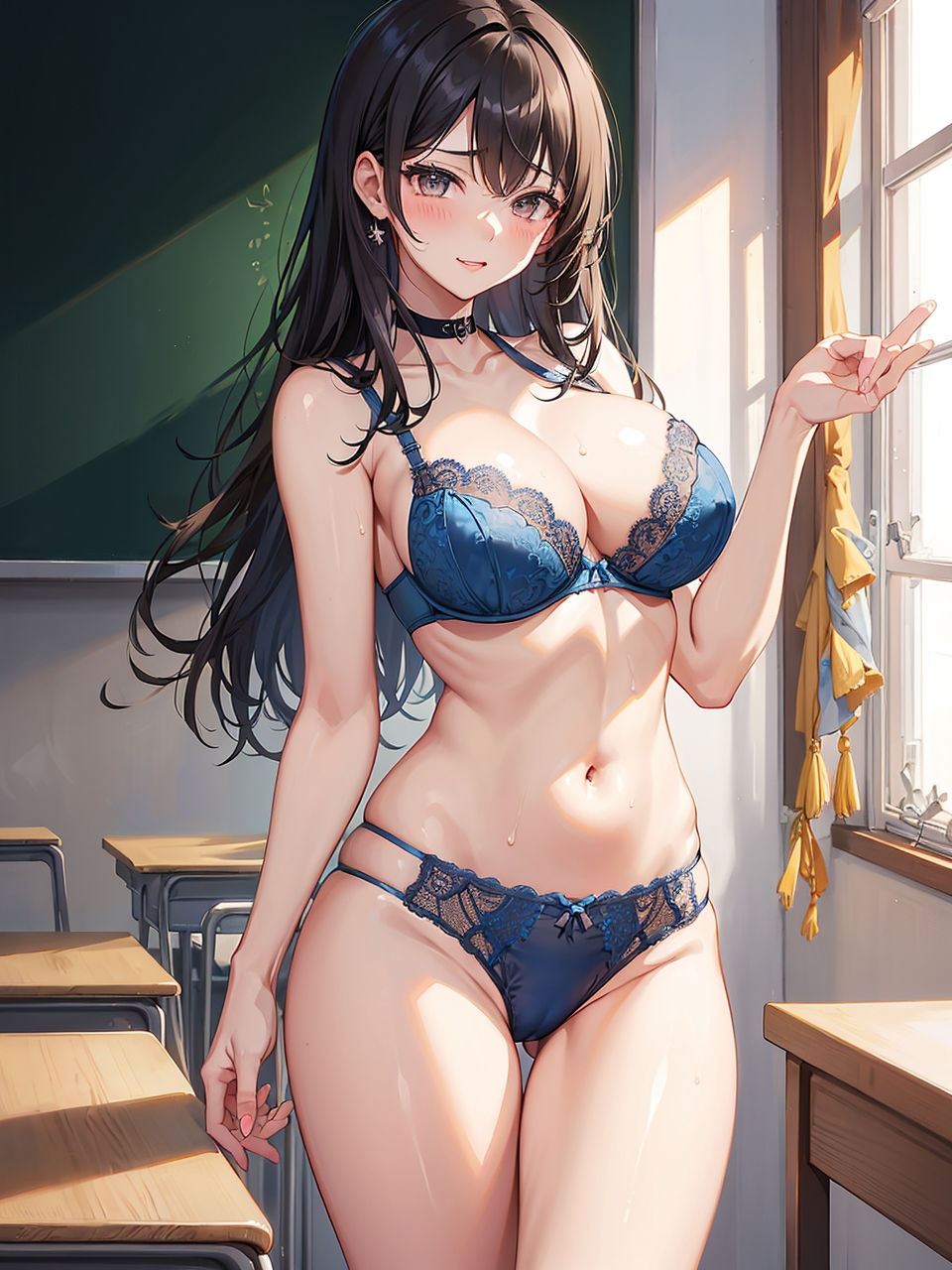 現役JKグラビアアイドルが、同級生男子相手に小遣い稼ぎをするCG集