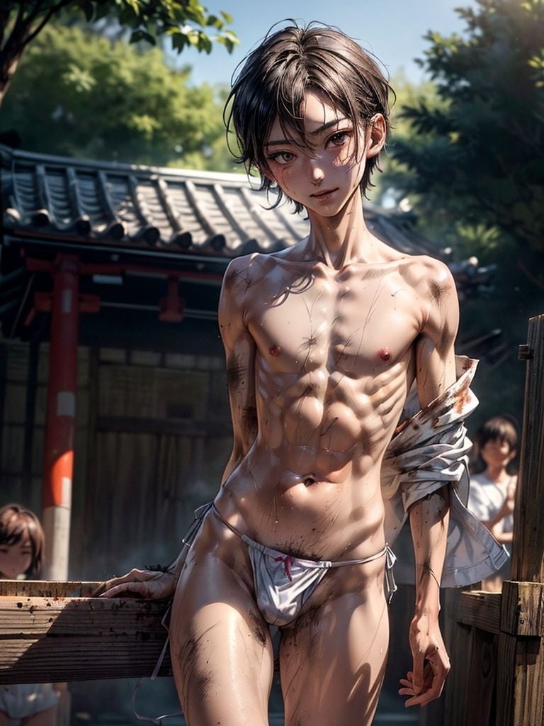 裸祭りのビキニ美少年Vol.1