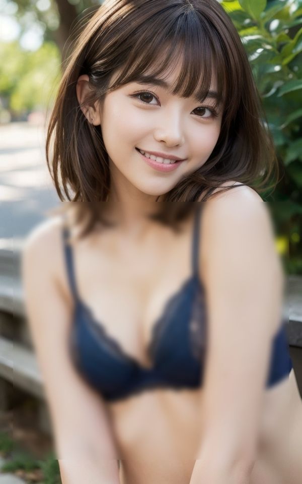 何色が好きですか 〜紺色下着のエッチな娘〜
