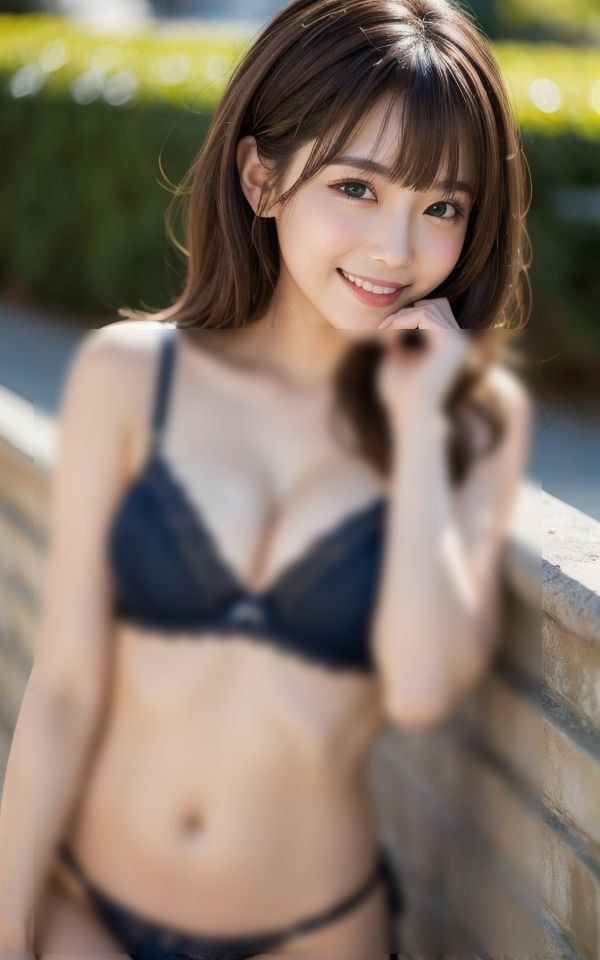 何色が好きですか 〜紺色下着のエッチな娘〜