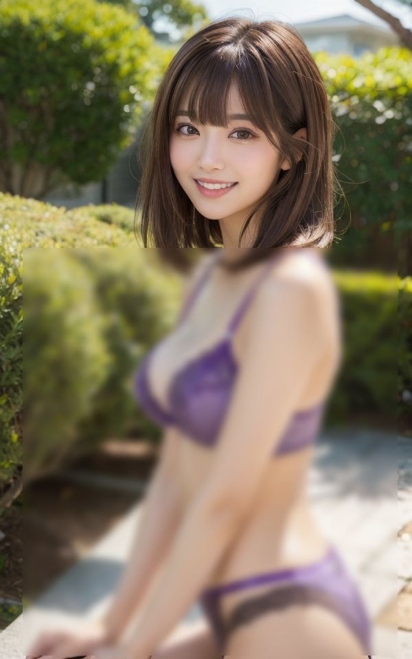 何色が好きですか 〜紫下着のエッチな娘〜