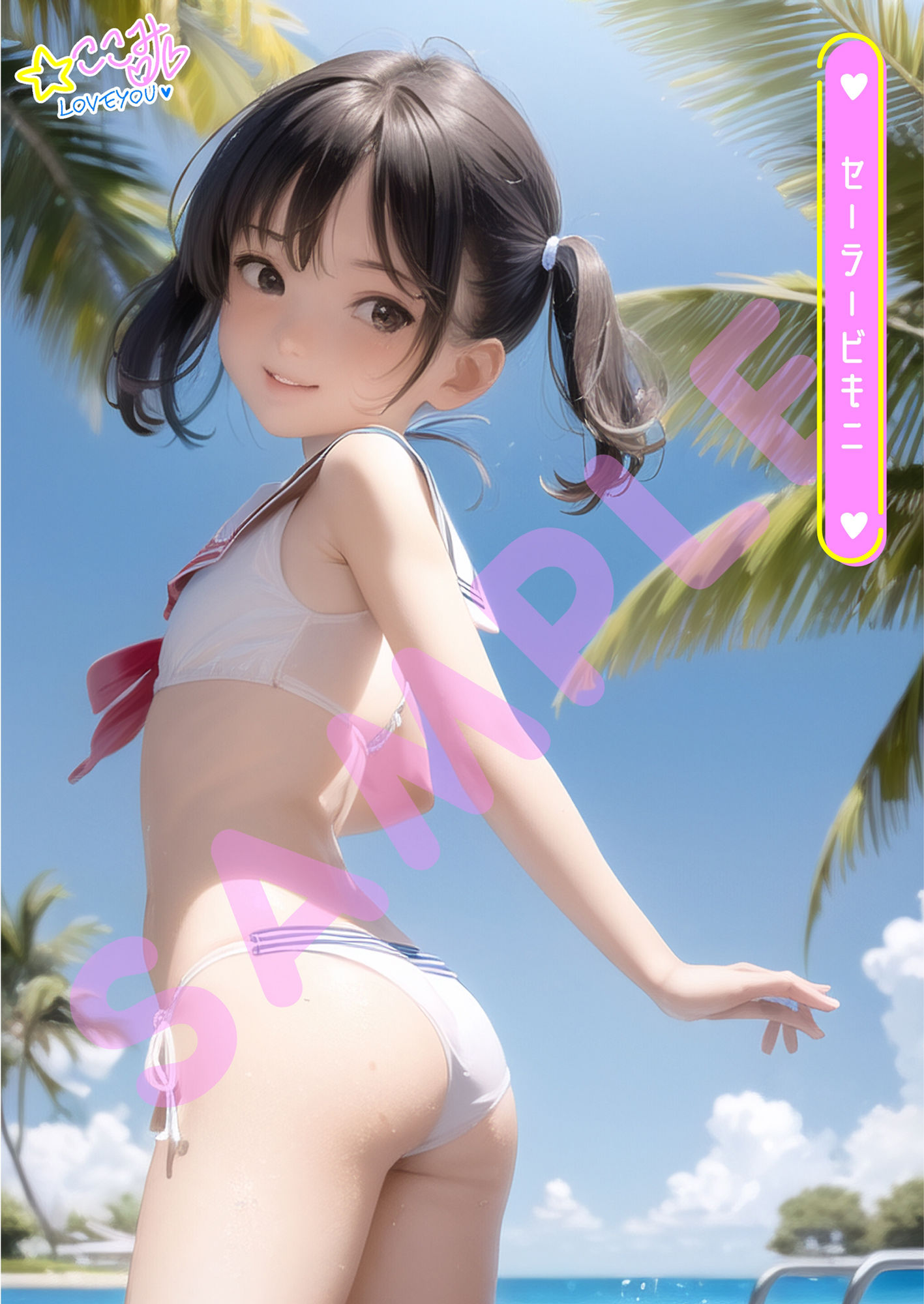 ●●アイドル写真集 星崎ここみ みじゅくなセーラー +裏画像 【LOVEYOU LABEL VOL.01】