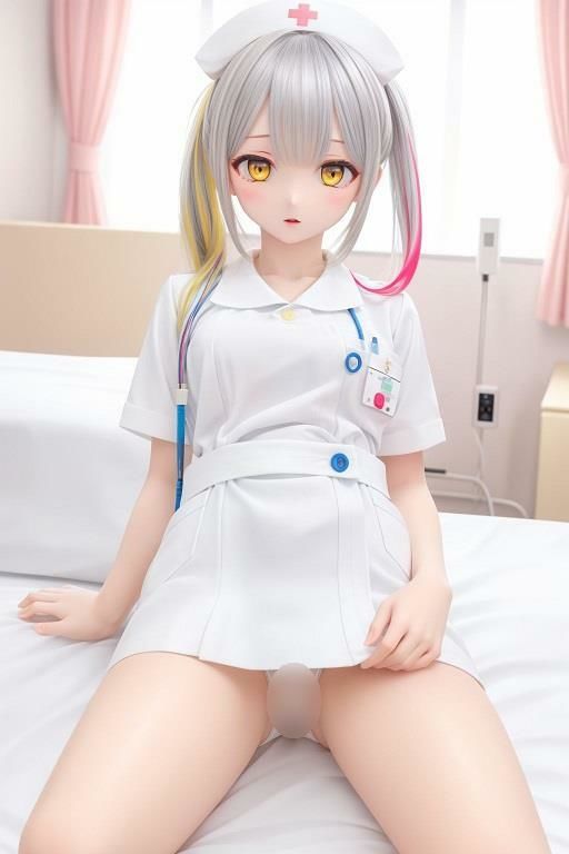 ナースの座りパンチラ2