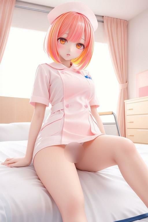 ナースの座りパンチラ2