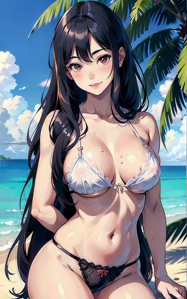 巨乳美女の下着の下の秘密