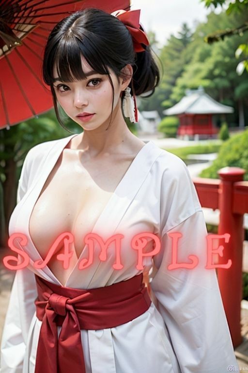 見せたがり変態巫女 神聖な場所だからこそ脱ぎたくなる
