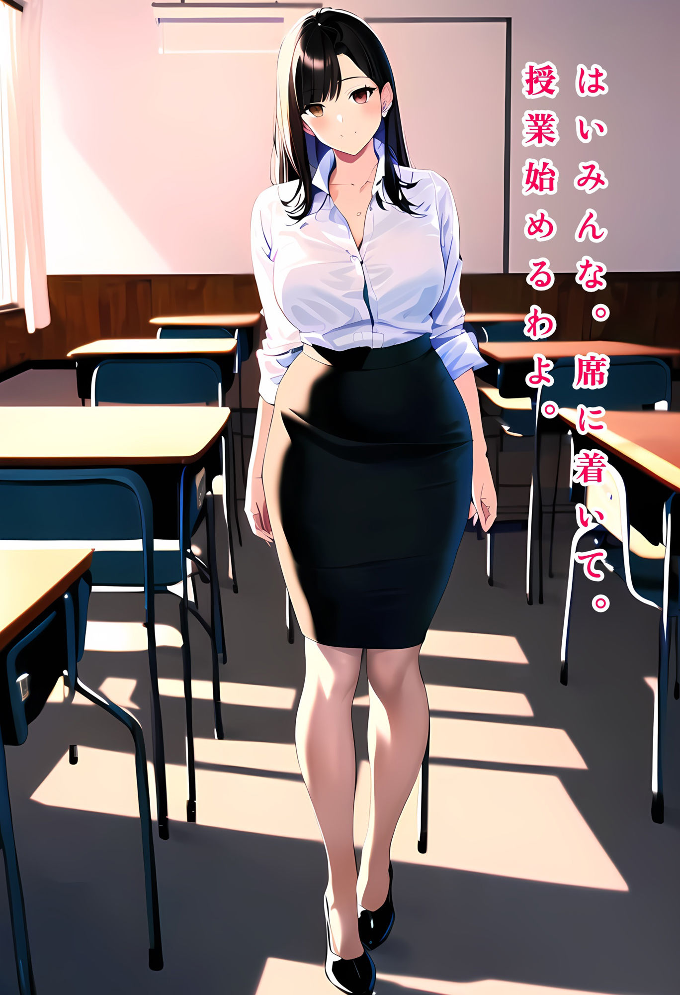 露出女教師・千鶴・23歳