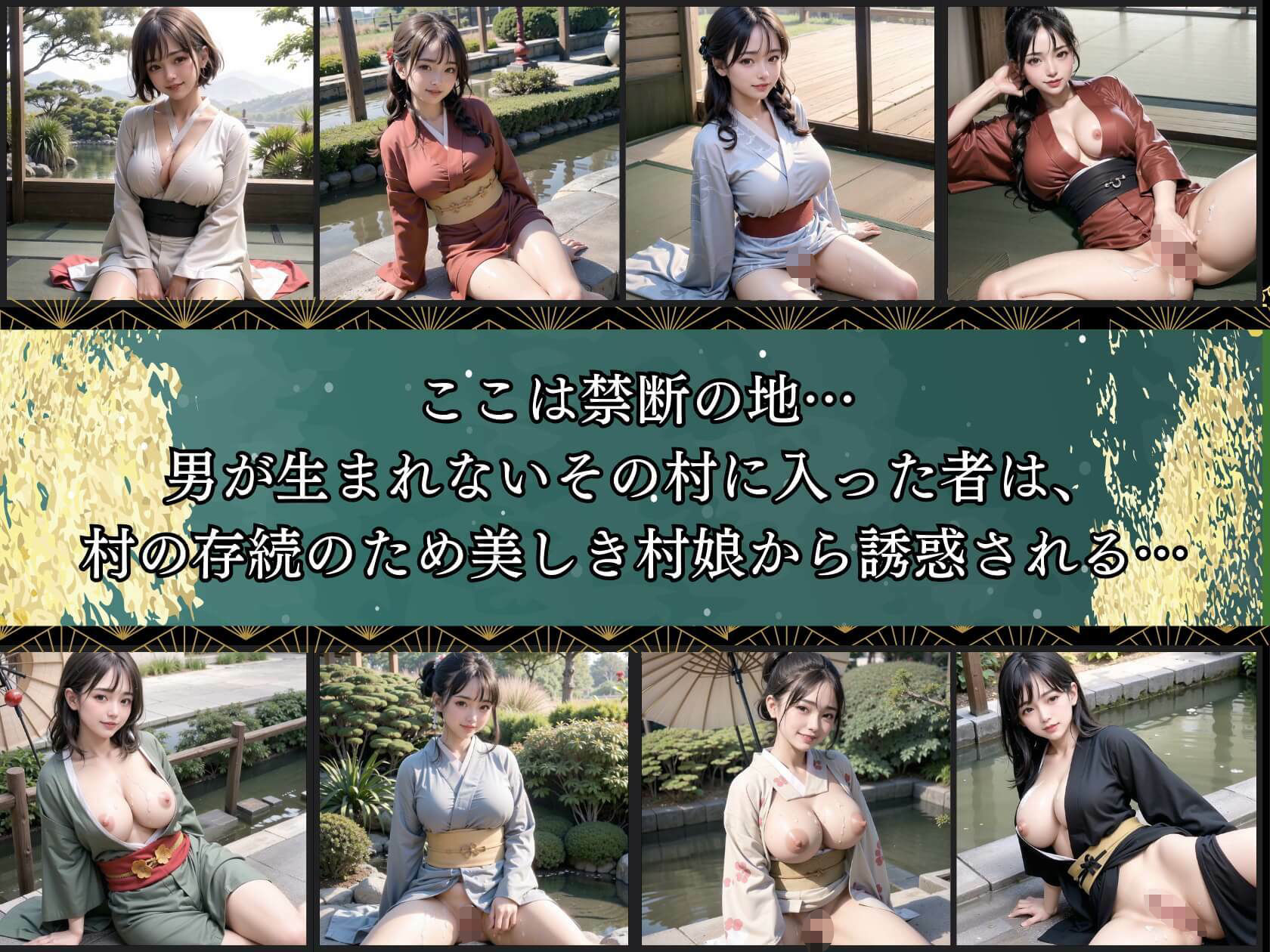 精液を搾り取る美しき村娘達4【豪華CG210枚収録】