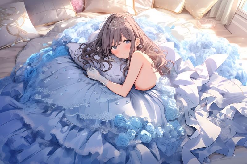 ドレス美少女17 おっぱいがポロリ