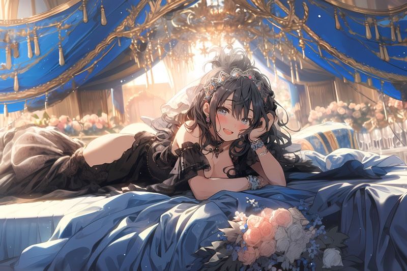 ドレス美少女17 おっぱいがポロリ