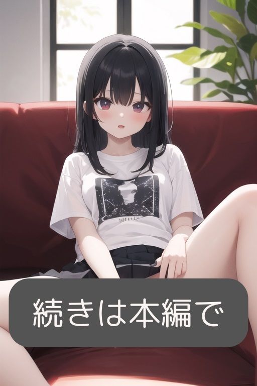 屈辱のパンチラ〜黒髪白T美少女編〜