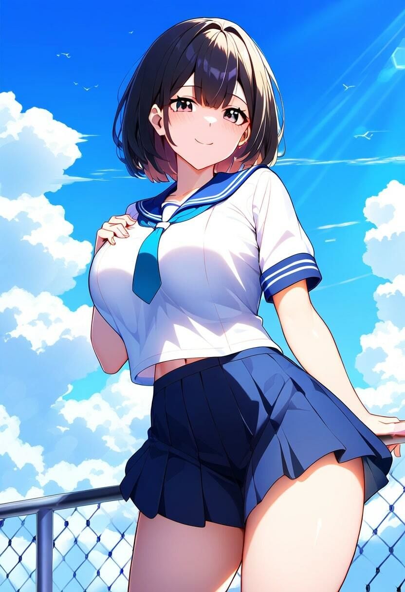 エロい巨乳JKと拘束プレイ！中出しレ●プでハメる！