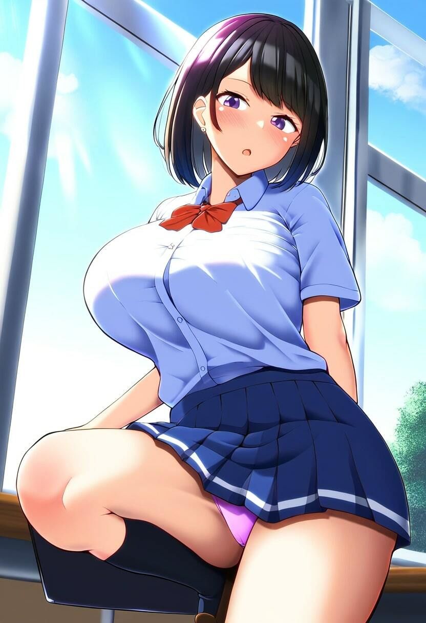 エロい巨乳JKと拘束プレイ！中出しレ●プでハメる！