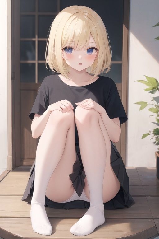 屈辱のパンチラ〜金髪JK編〜