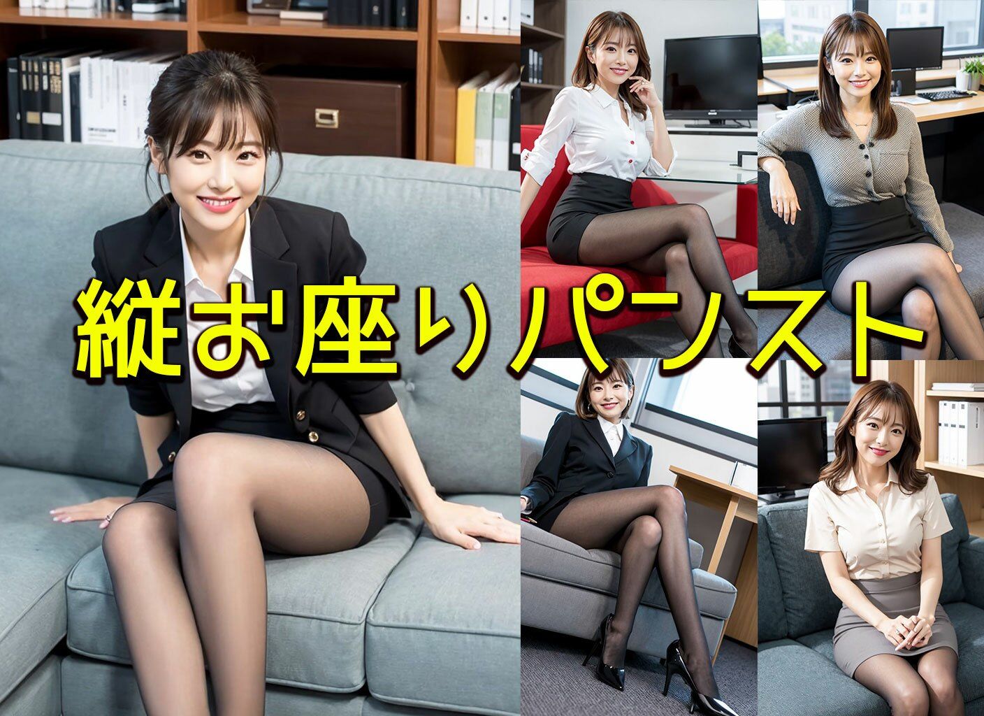 【OLパンストフェチマニア】オフィスレディの日常のチラリズム