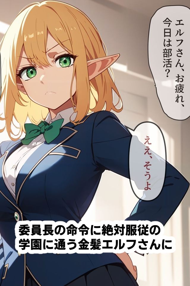 エルフさんが更衣室でイロイロされちゃう話