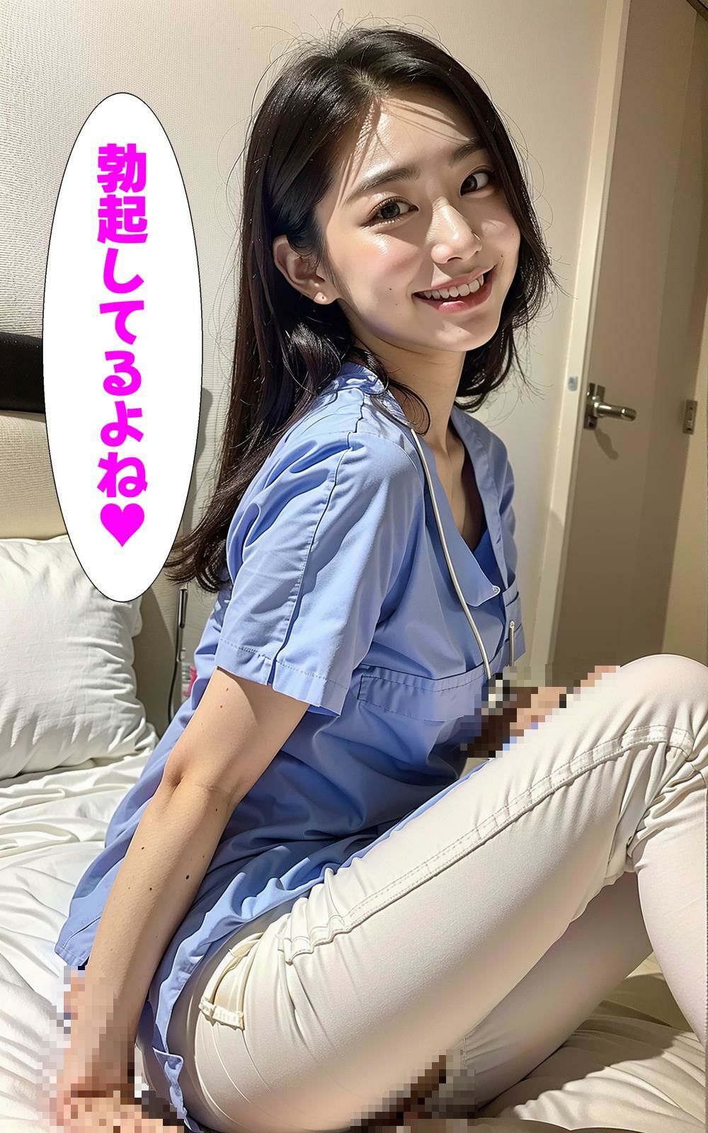 エロ看護師が誘惑してくる病院で入院性生活！ムラムラ限界爆発日記！