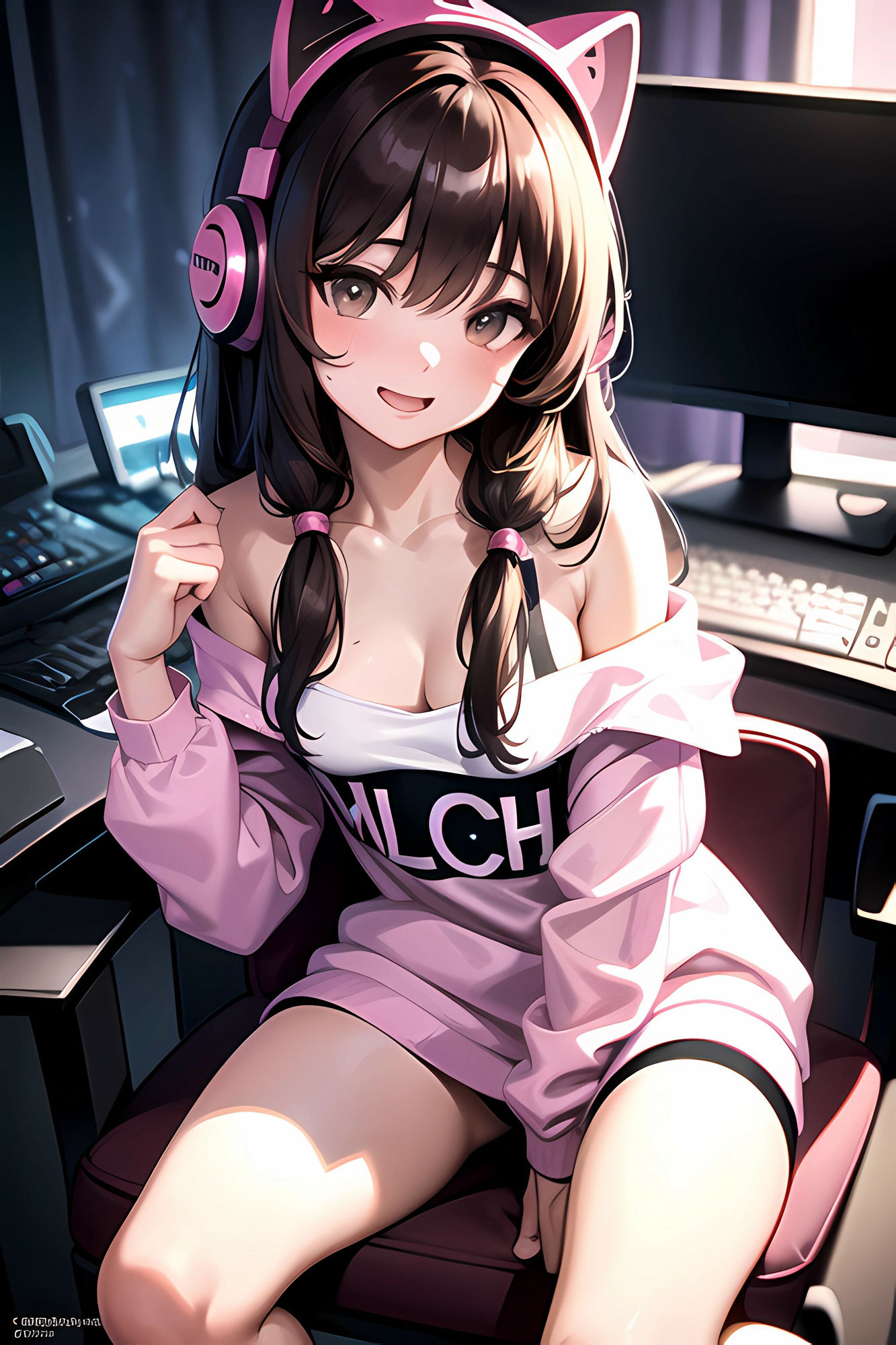 【茶髪ゲーマー女子校生】緊縛拘束され強●高圧中出し