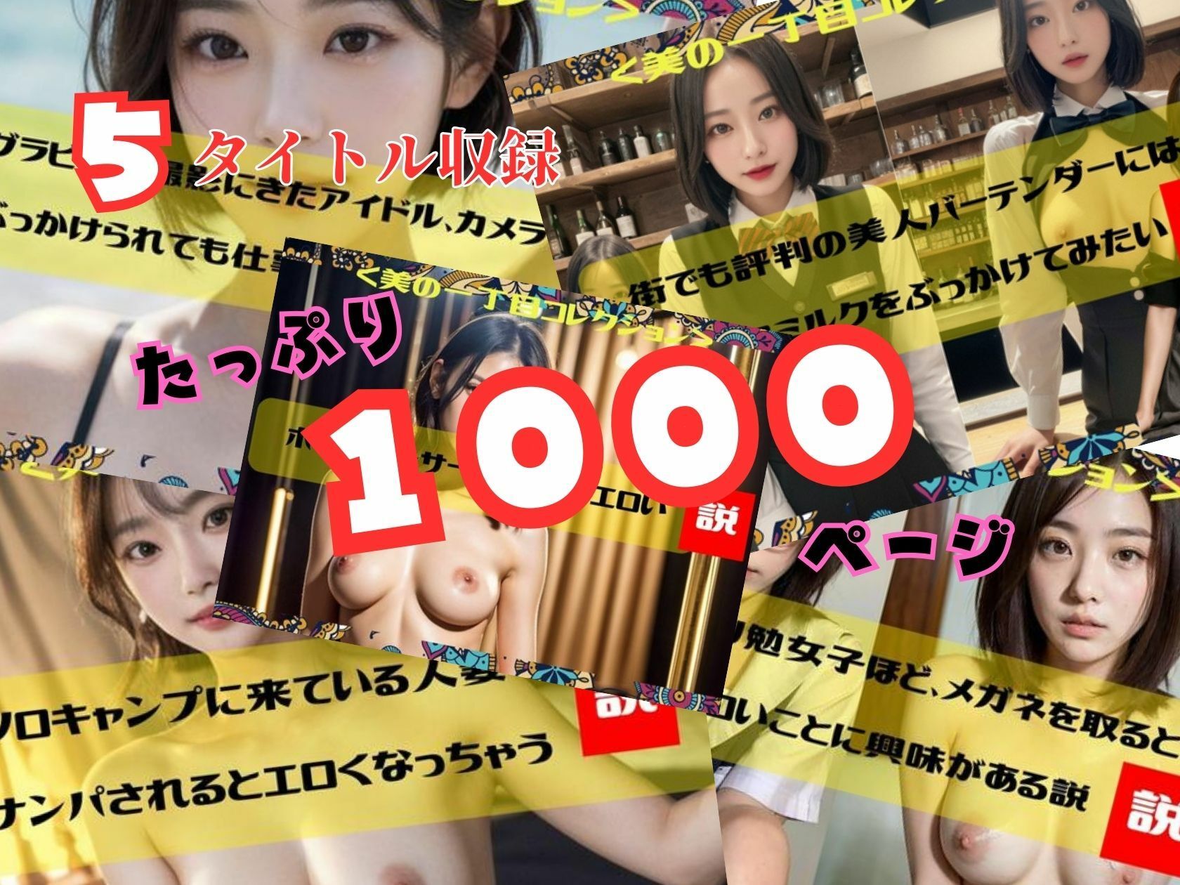 美の一丁目倶楽部説シリーズ2023年リリース作品5タイトル収録【たっぷり1000ページ】