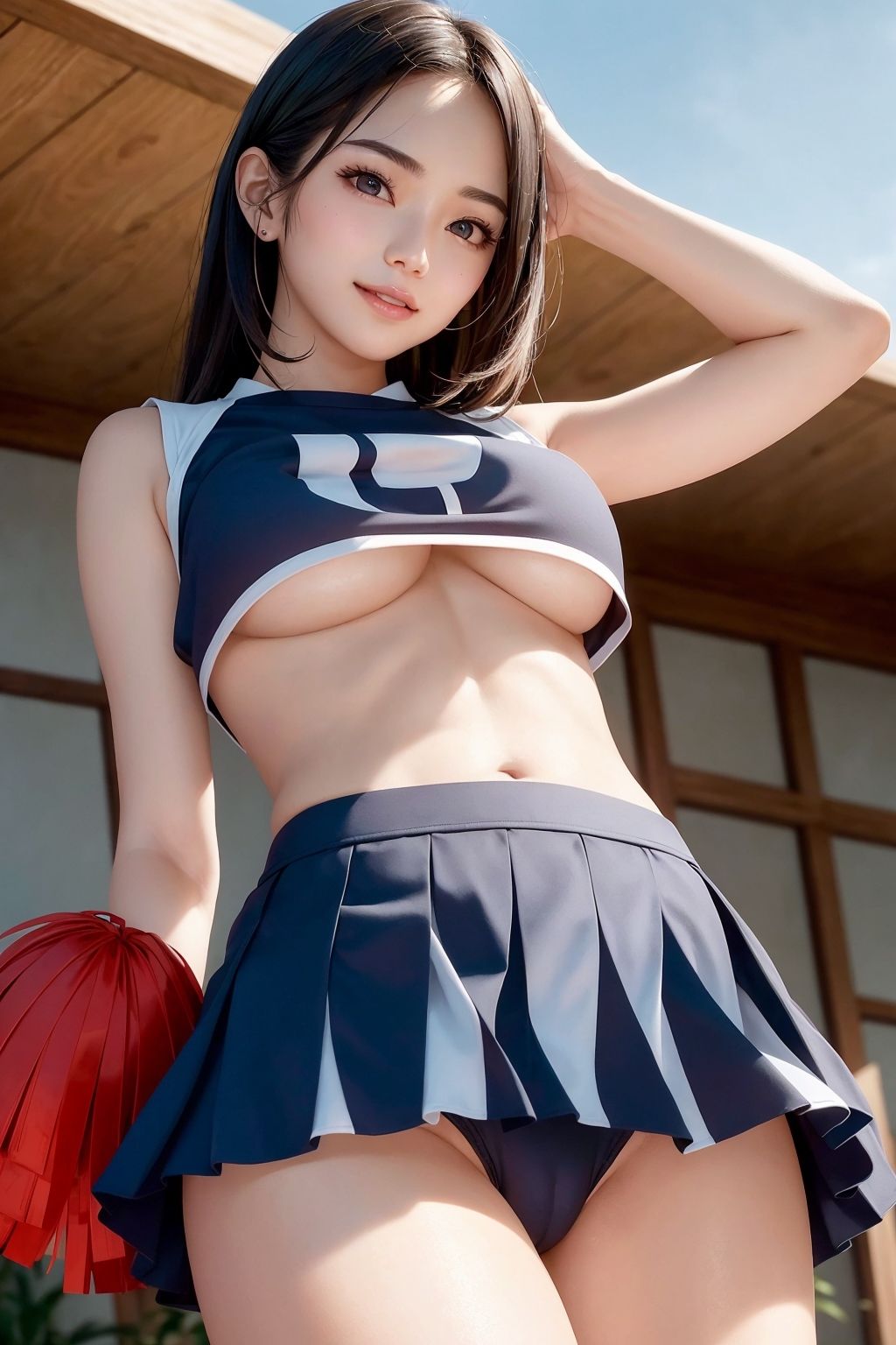 AI美女のチアガール画像集2