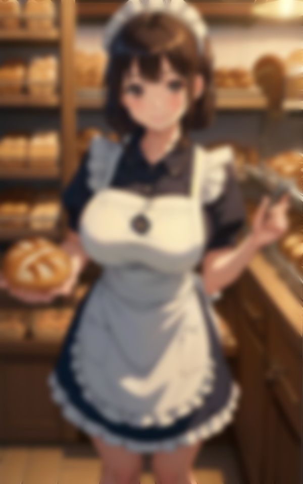 Gカップの元グラビア出身のバイト店員が男性を興奮スペシャル！パン屋の9割が男性に・・・