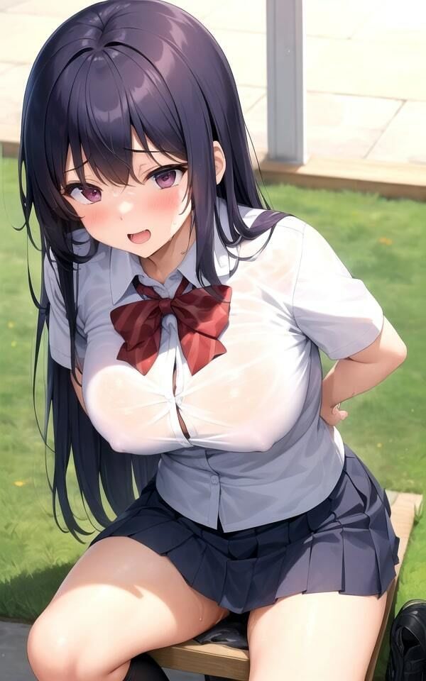 股間が濡れ濡れエッチな女子校生激写記録