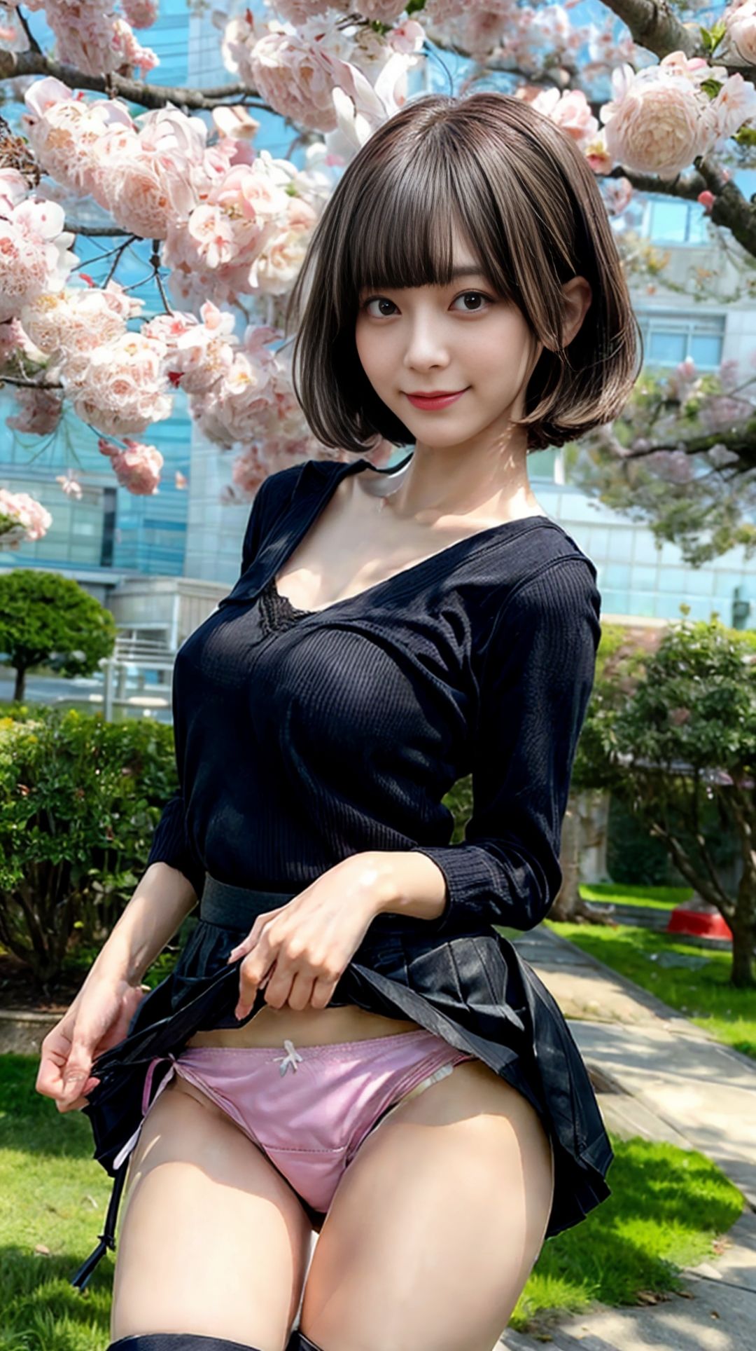 全力のパンチラ懇願 可愛いあの娘が自らスカートをたくし上げてパンティーを見せてくれた件 2