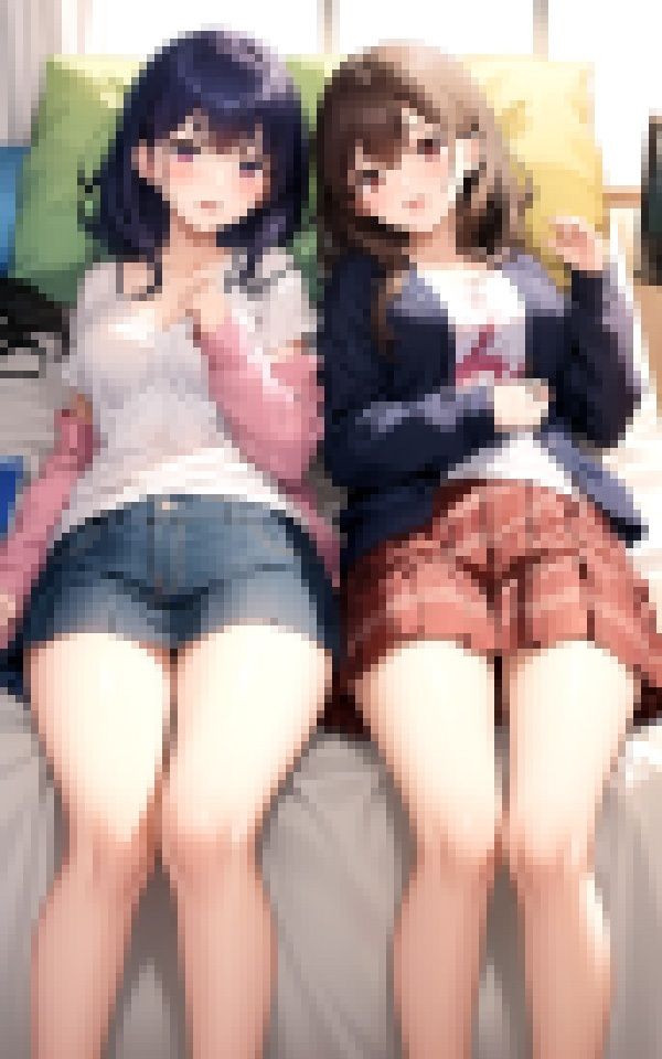 幼馴染と隠れエッチ