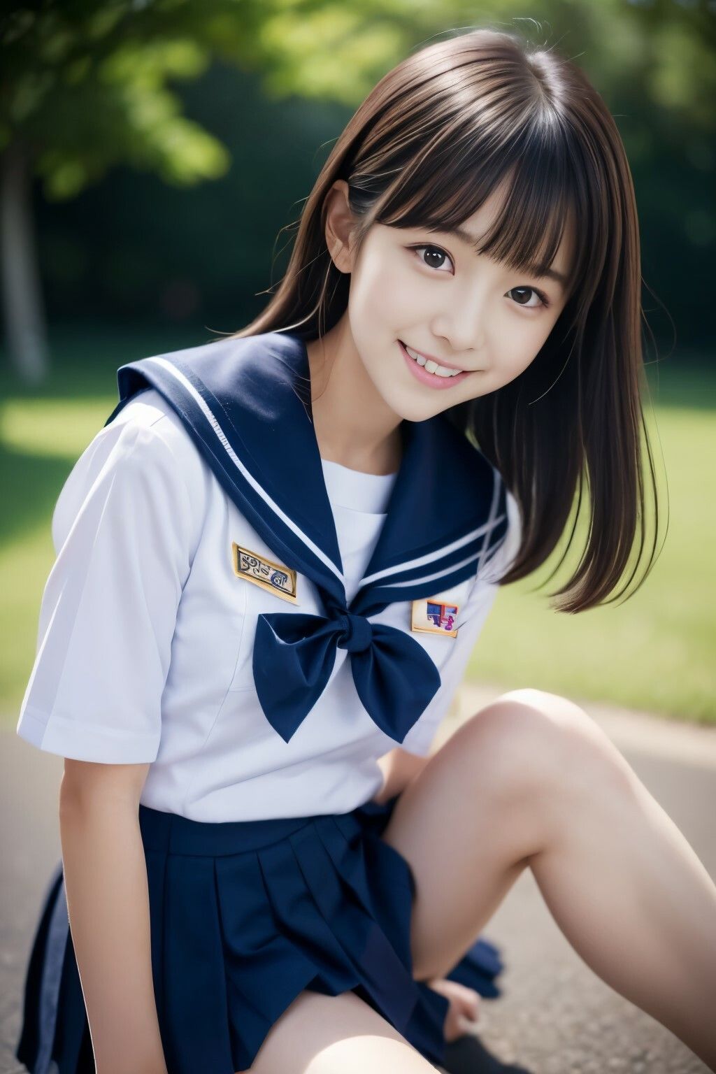 【無料】セーラー服JK、水着他、「かわいい」サンプル画像