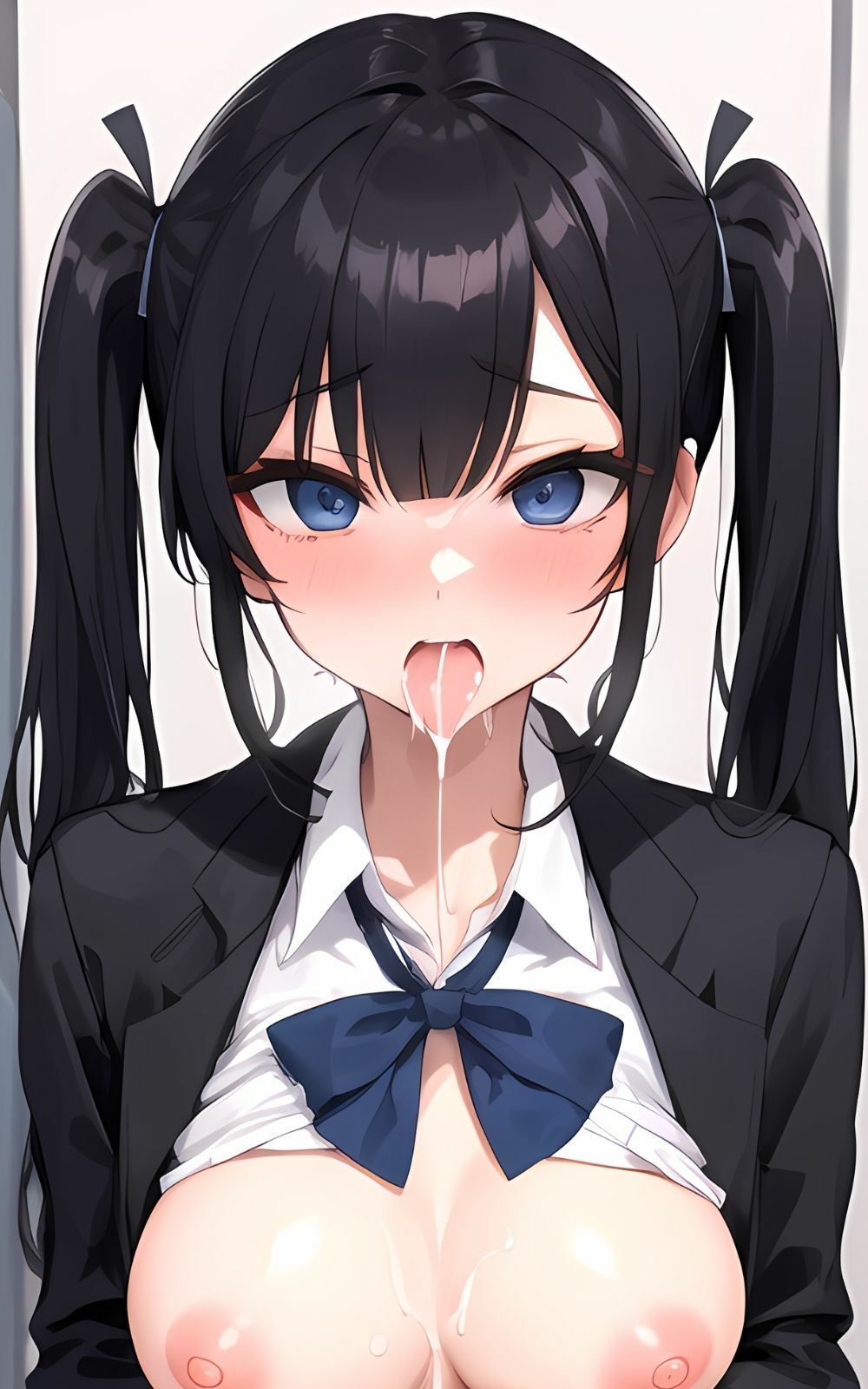 パイパン女子校生のわいせつ電車通学