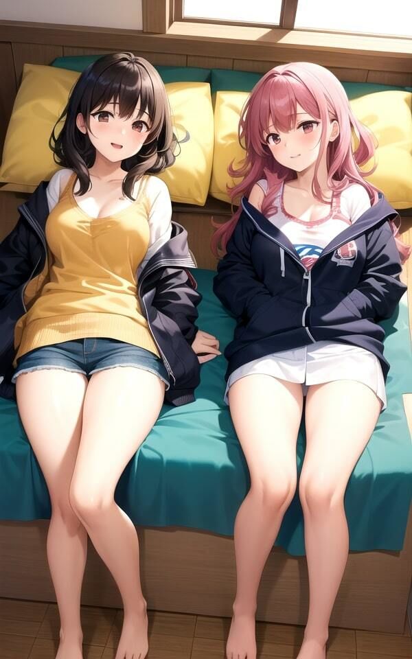 JK同士がエッチな恰好でお泊り撮影記録