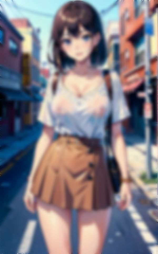 ノーブラデート〜Fカップの彼女が露出狂だった〜すれ違いの男性に見られて興奮するスペシャル