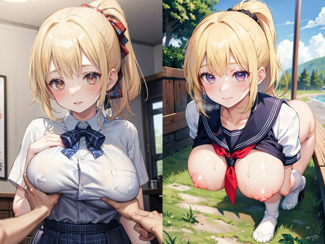 金髪ギャルぐっちょぐちょに辱め