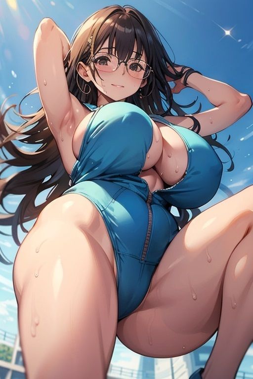 むちむちの女の子がコスプレをしました。