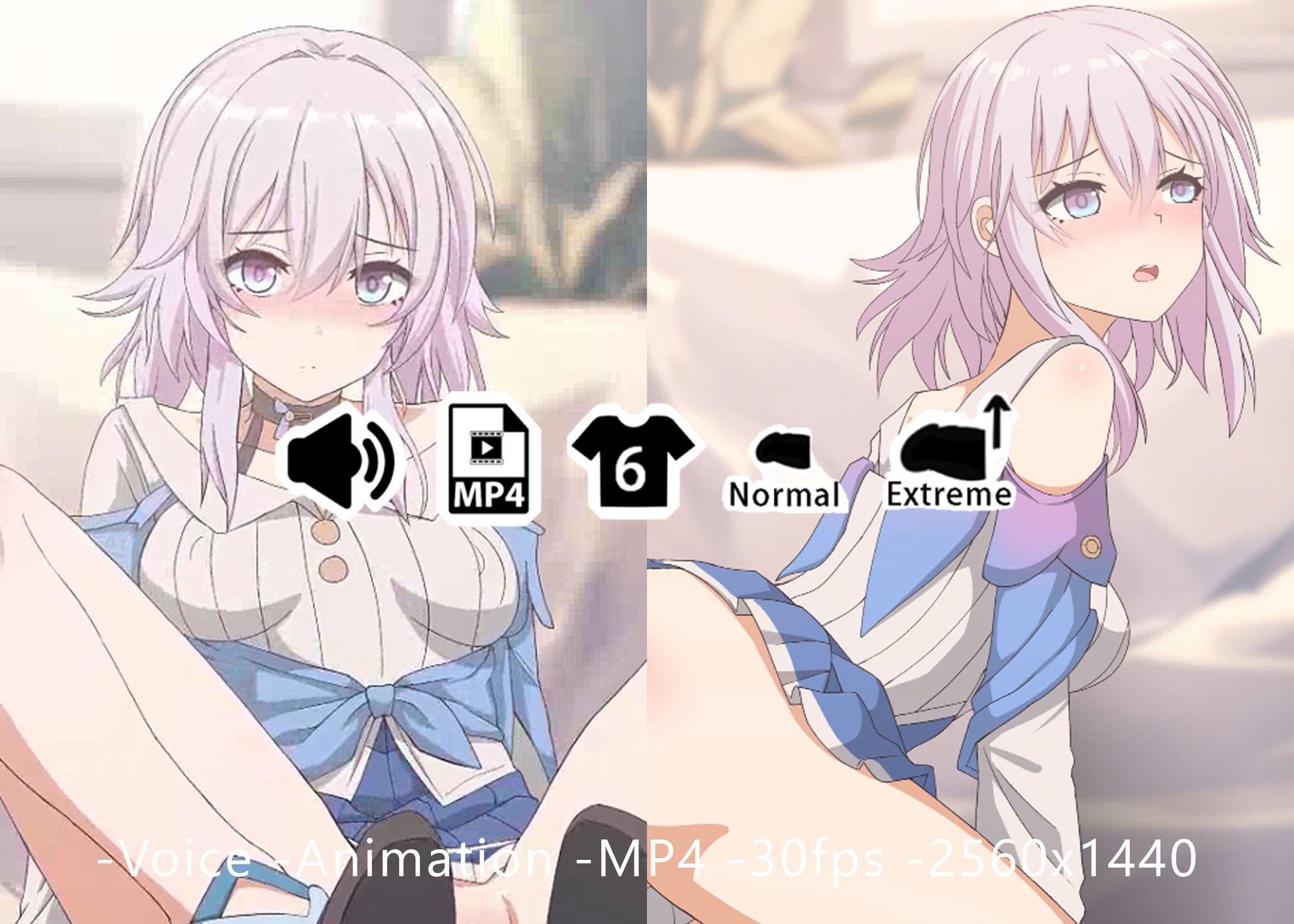 三月七 - 同人動画 （ぎんハハ）2023年