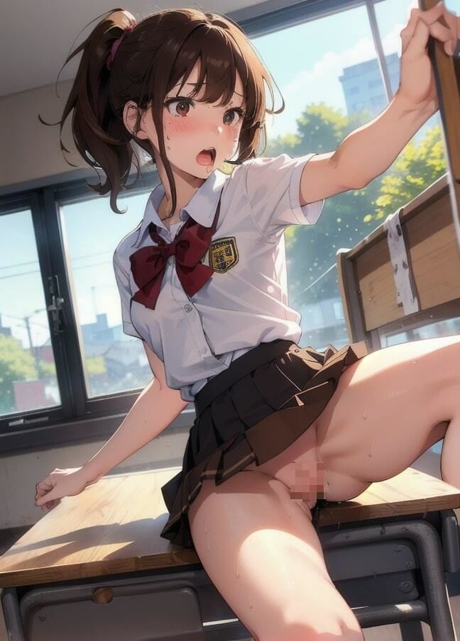 学校で美少女と...