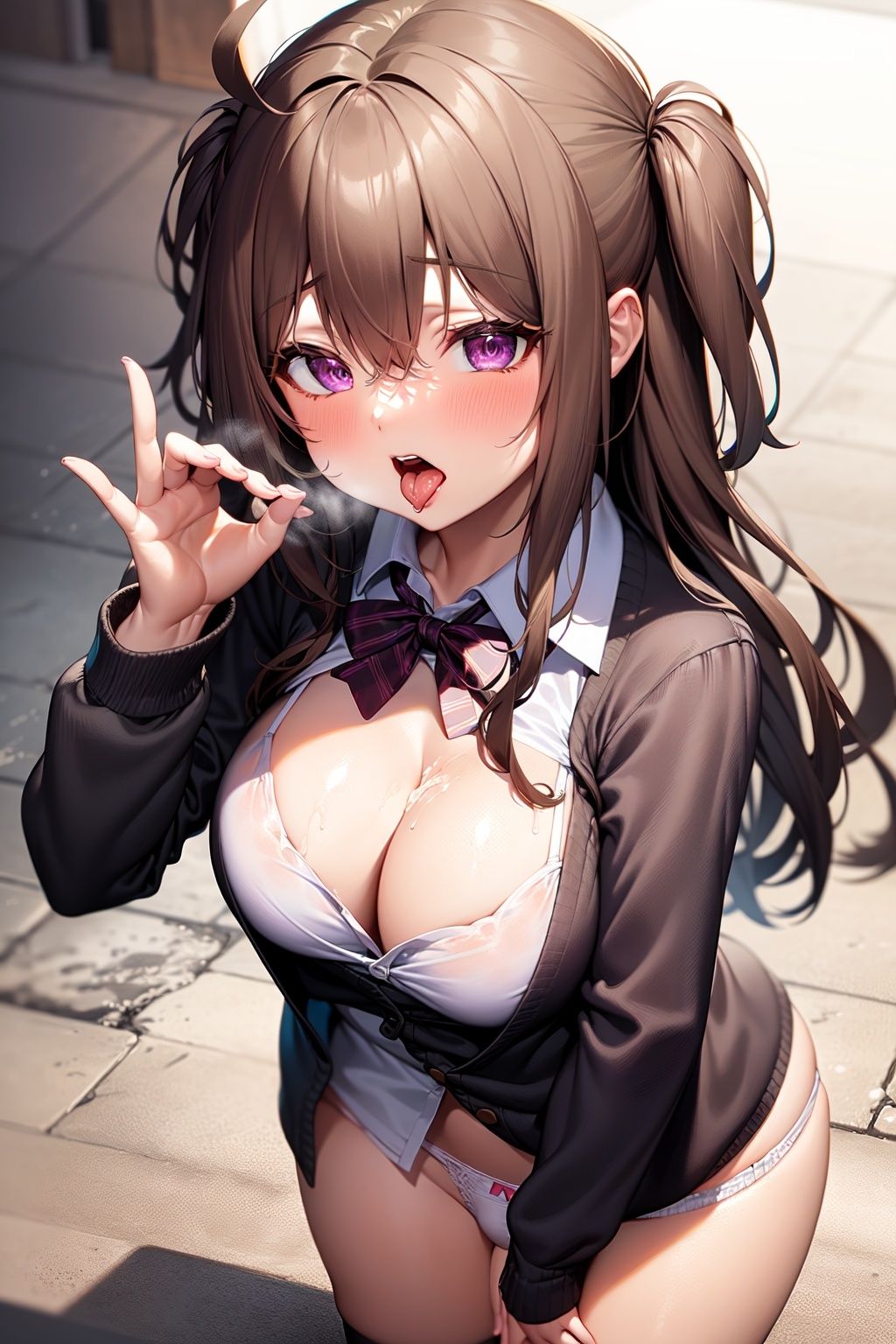 300枚 口淫誘惑制服JK ぶっかけ フェラチオ誘惑