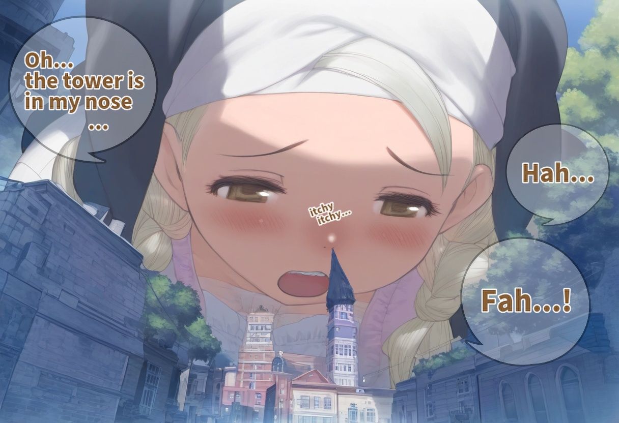 巨大娘くしゃみ集/ Giantess Sneeze collection