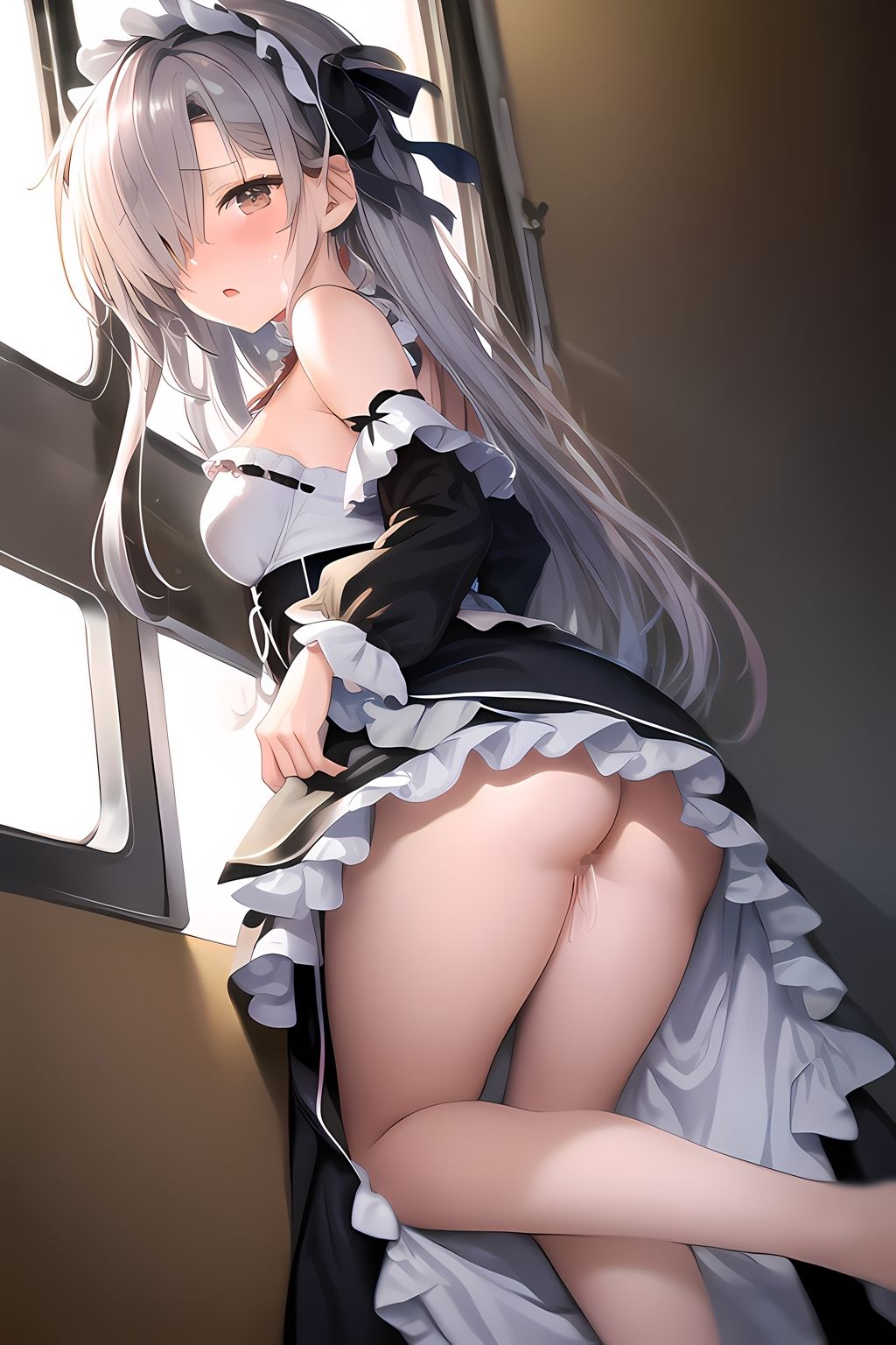 痴●されたメイドカフェ店員