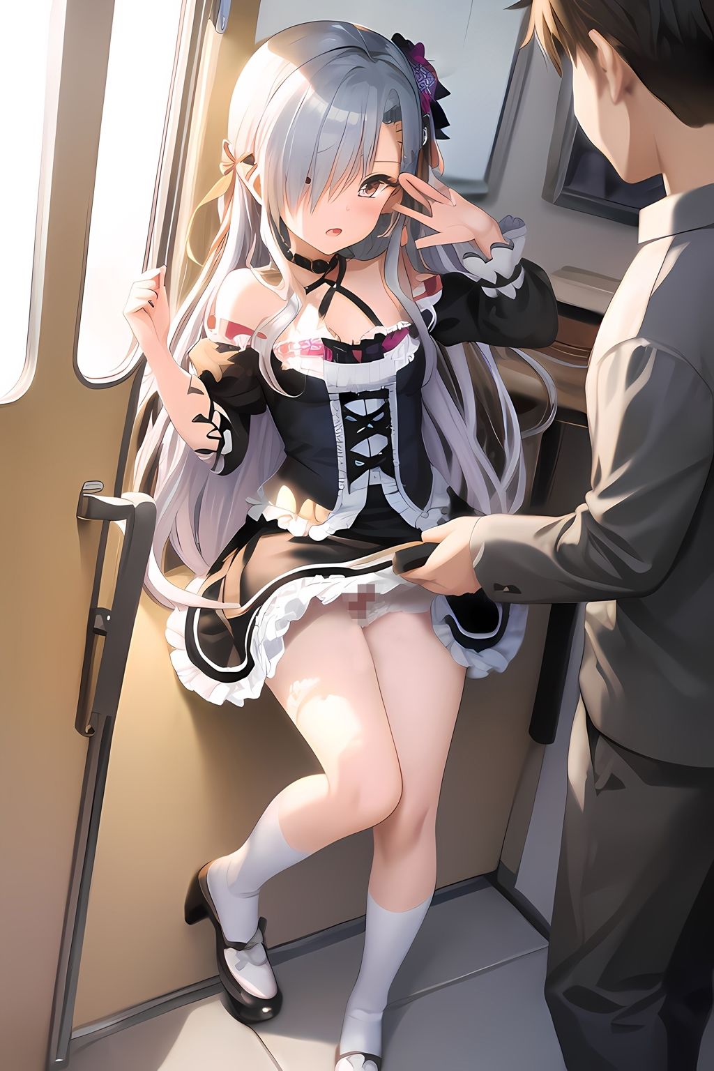 痴●されたメイドカフェ店員