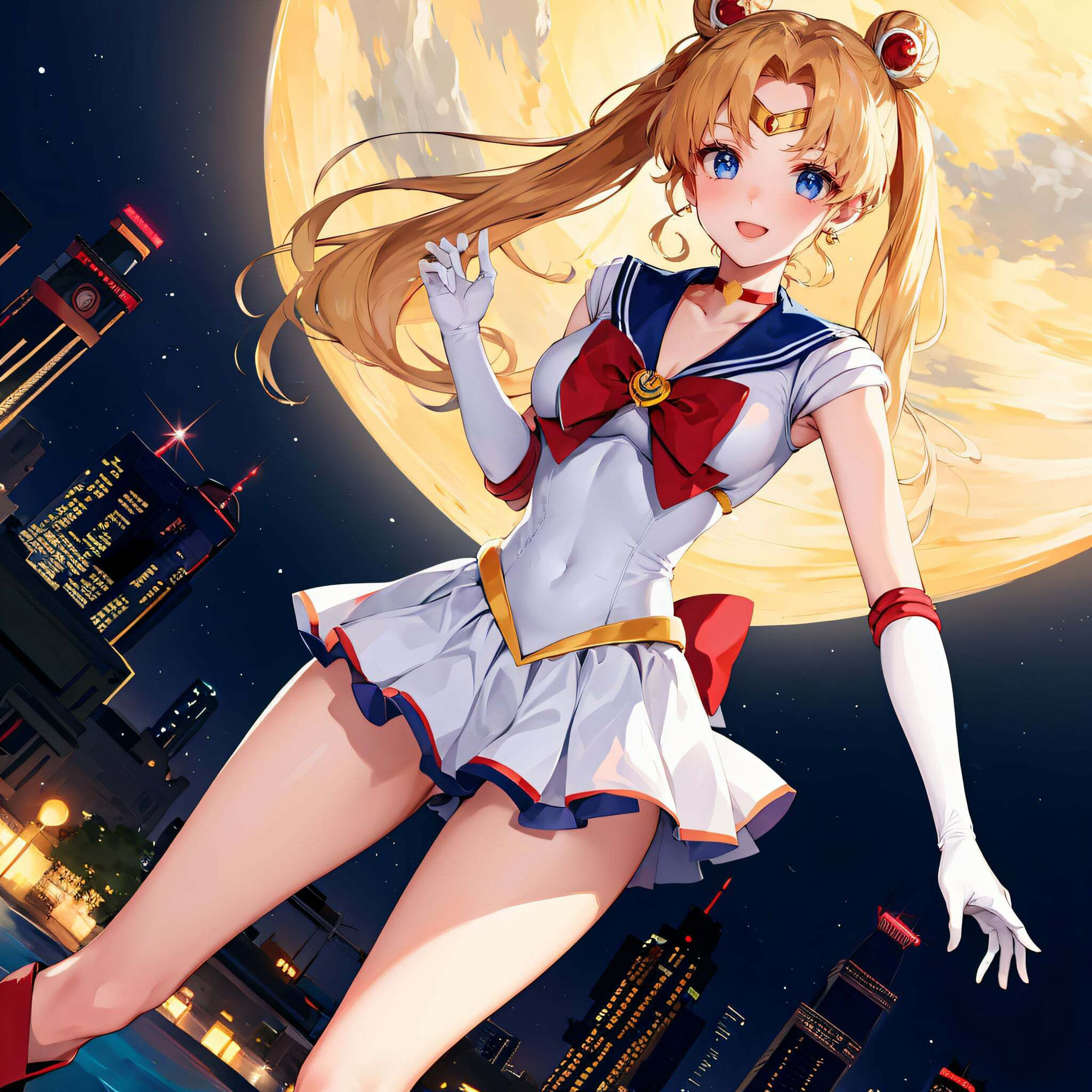 セーラー〇ーンーの 昼と夜