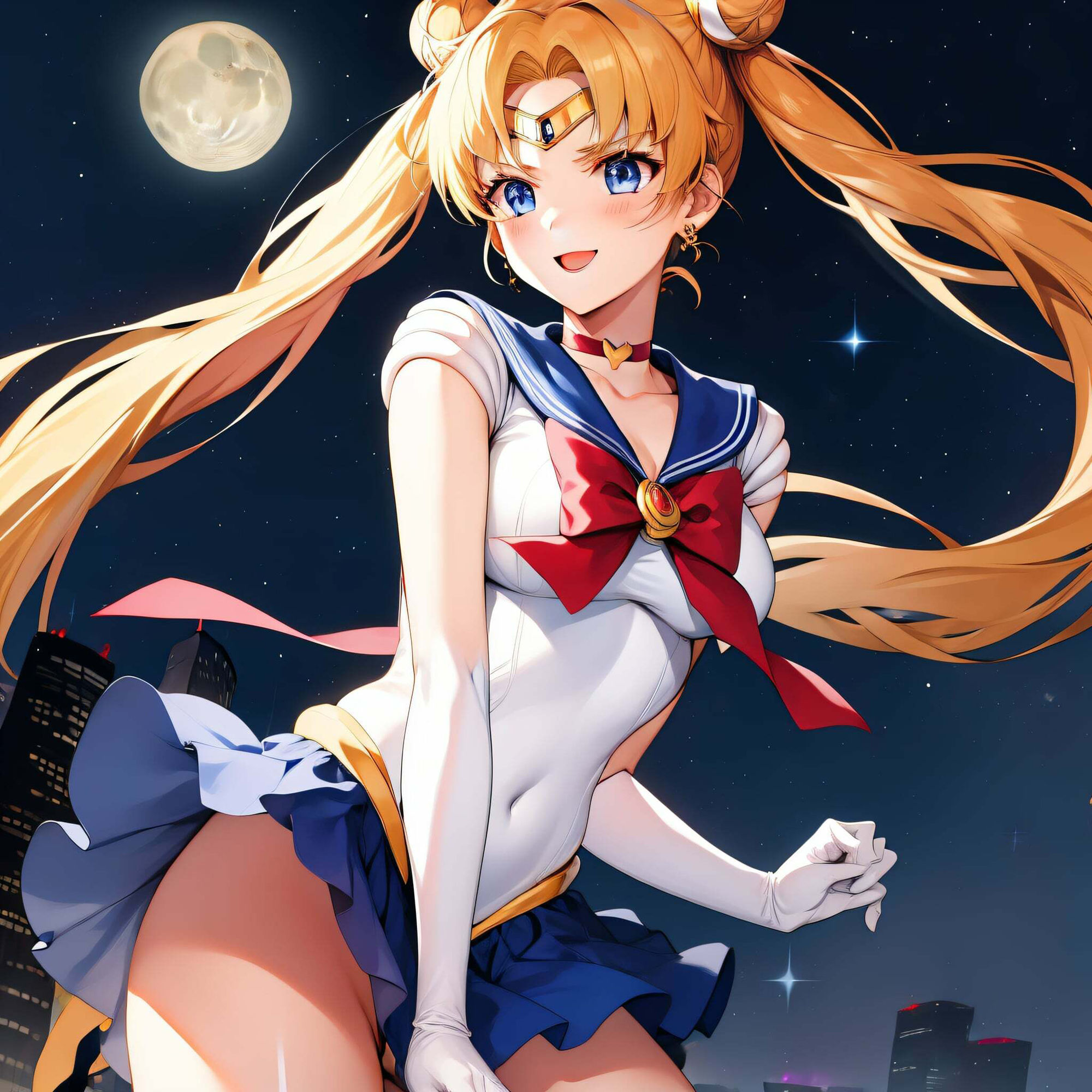セーラー〇ーンーの 昼と夜