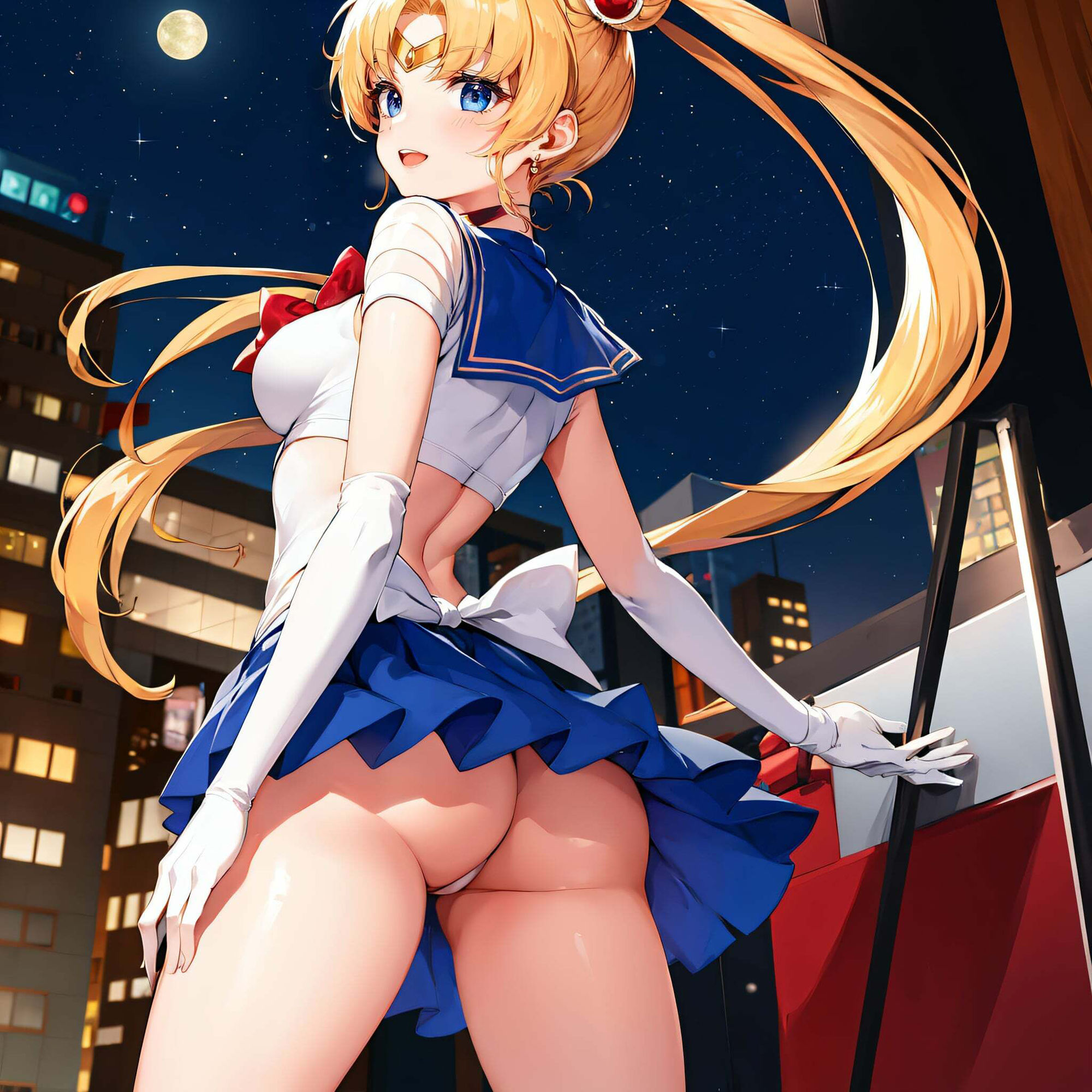 セーラー〇ーンーの 昼と夜