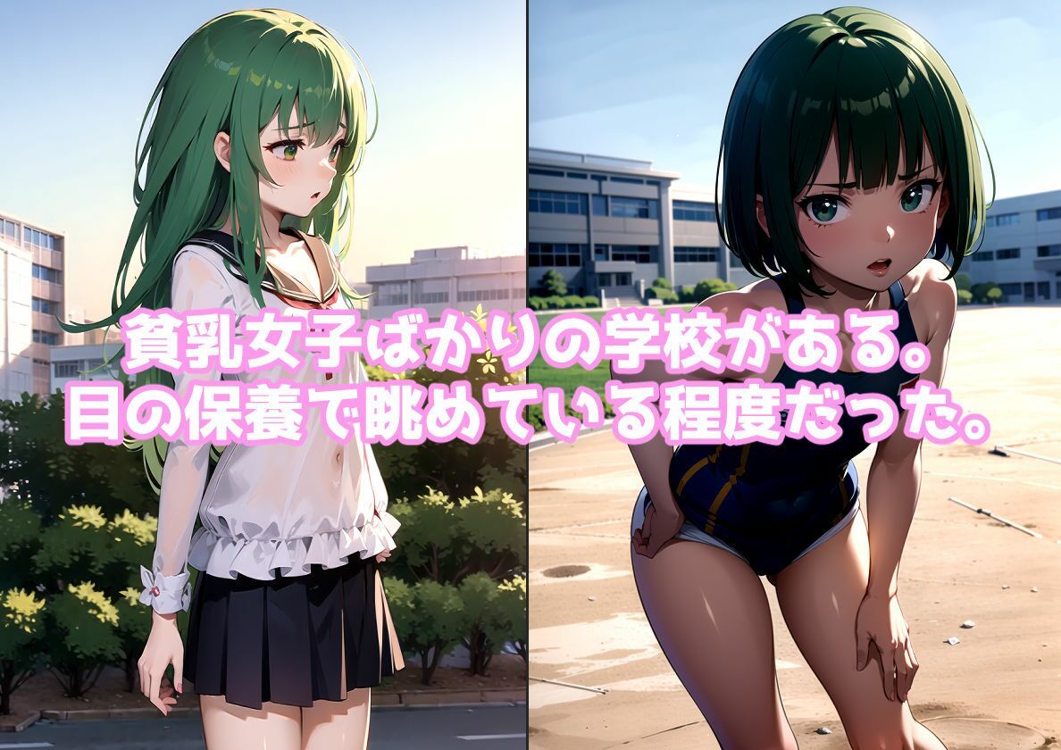 エロすぎる貧乳女子との大人の授業