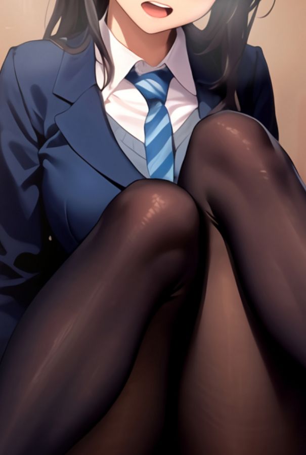 黒タイツの季節+風のいたずら