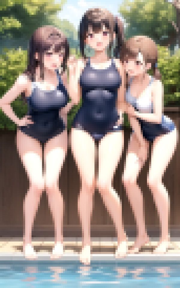 教育実習生が巨根と聞きつけ求愛ハーレム4Pを仕掛ける学園一美少女トリオ