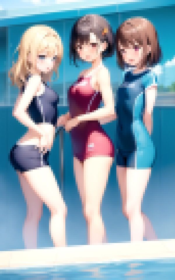 教育実習生が巨根と聞きつけ求愛ハーレム4Pを仕掛ける学園一美少女トリオ