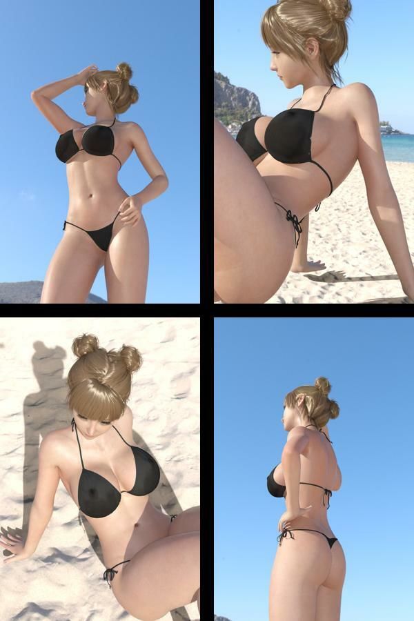 【＋All】『理想の彼女を3DCGで作ります』から生まれたバーチャルアイドル「一ノ瀬廻里（いちのせめぐり）」のグラドル撮影風写真集:Gradol_88