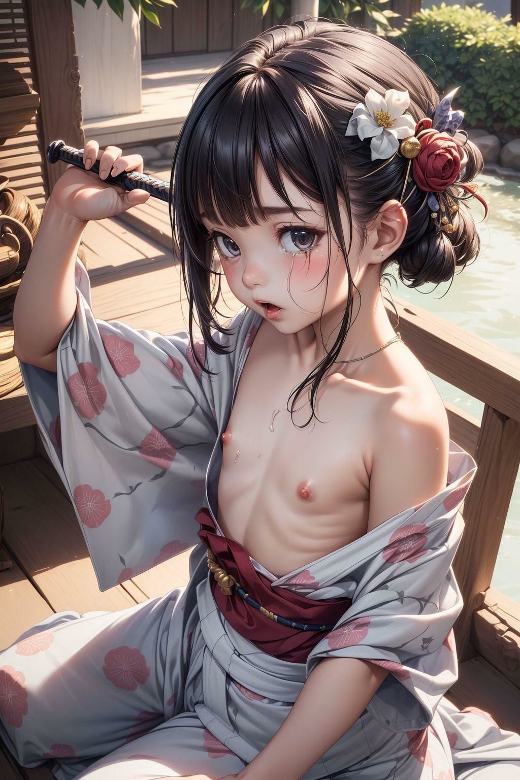 ちっぱい露出浴衣紀行