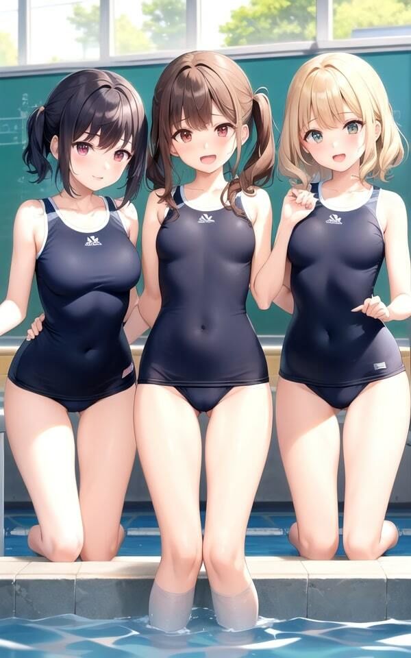 えちえち学園にエッチなカメラマンが潜入！プールの授業でJKを大胆撮影